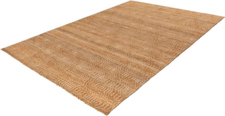 Lalee Nature- Jute vloerkleed- 100% natuurlijk- laag geweven- laagpolig- sisal look- naturel- rechthoekig 120x170 cm beige eiken