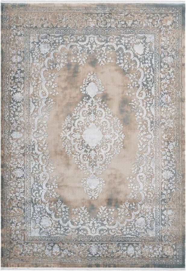 Lalee Orsay Modern Vloerkleed Laagpolig Beige Tapijt Karpet Nieuwe Collectie 2024 Hoogwaardige Kwaliteit 80x150 cm