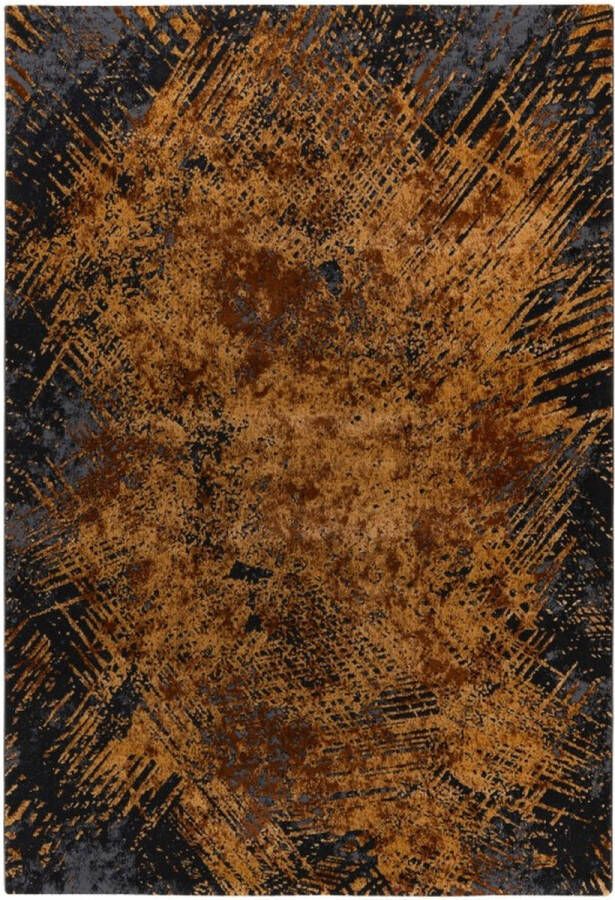 Lalee Pablo Modern Vloerkleed Laagpolig Gold Tapijt Karpet Nieuwe Collectie 2024 Hoogwaardige Kwaliteit 120x170 cm