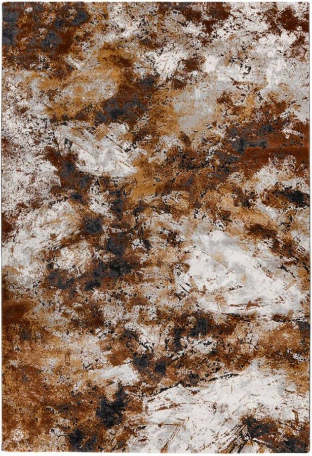 Lalee Pablo Modern Vloerkleed Laagpolig Terra Tapijt Karpet Nieuwe Collectie 2024 Hoogwaardige Kwaliteit 80x150 cm