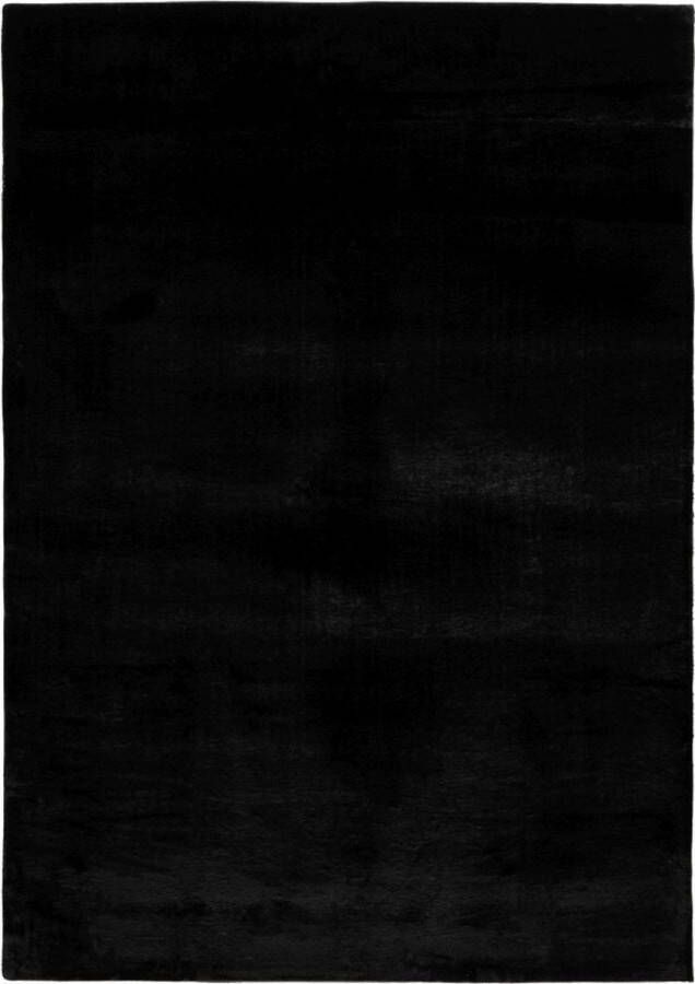 Lalee Paradise Modern Vloerkleed Hoogpolig Black Tapijt Karpet Nieuwe Collectie 2024 Hoogwaardige Kwaliteit 80x150 cm