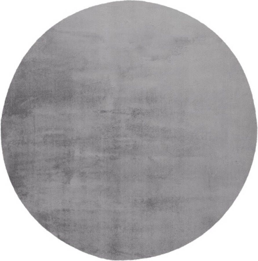 Lalee Paradise Modern Vloerkleed Hoogpolig Silver Tapijt Karpet Nieuwe Collectie 2024 Hoogwaardige Kwaliteit 160x160 cm