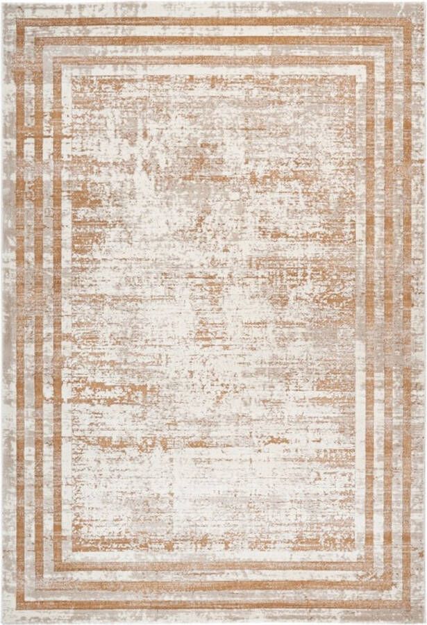 Lalee Paris Modern Vloerkleed Laagpolig Beige Tapijt Karpet Nieuwe Collectie 2024 Hoogwaardige Kwaliteit 80x150 cm