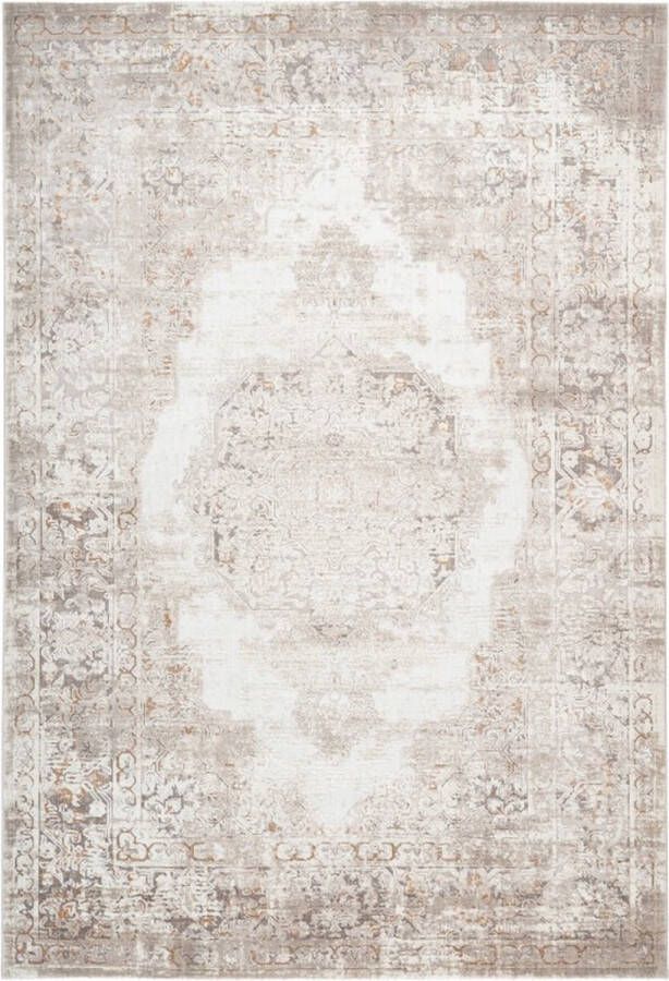 Lalee Paris Modern Vloerkleed Laagpolig Taupe Tapijt Karpet Nieuwe Collectie 2024 Hoogwaardige Kwaliteit 280x370 cm