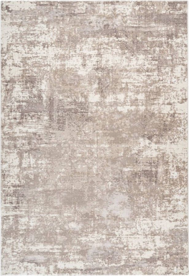 Lalee Paris Modern Vloerkleed Laagpolig Taupe Tapijt Karpet Nieuwe Collectie 2024 Hoogwaardige Kwaliteit 80x150 cm