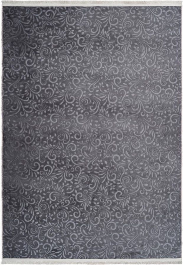 Lalee Peri Modern Vloerkleed Laagpolig Graphite Tapijt Karpet Nieuwe Collectie 2024 Hoogwaardige Kwaliteit 120x160 cm
