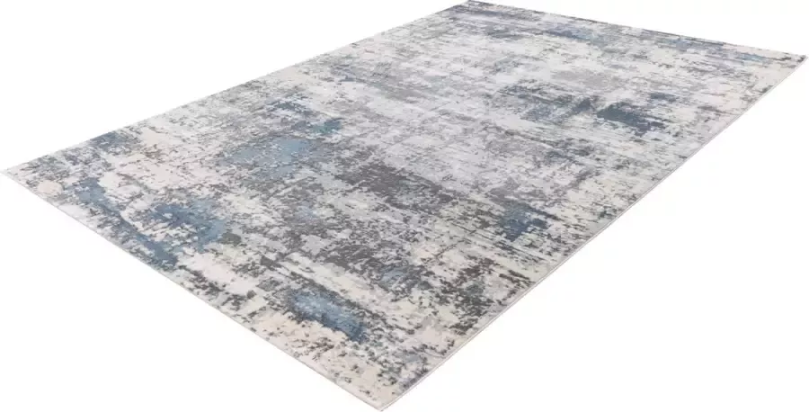 Lalee Pierre Cardin Paris Vintage Super zacht Shinny 3D Vloerkleed – hotel sjiek design tapijt fraai – Karpet 120x170- Blauw beige - Foto 1