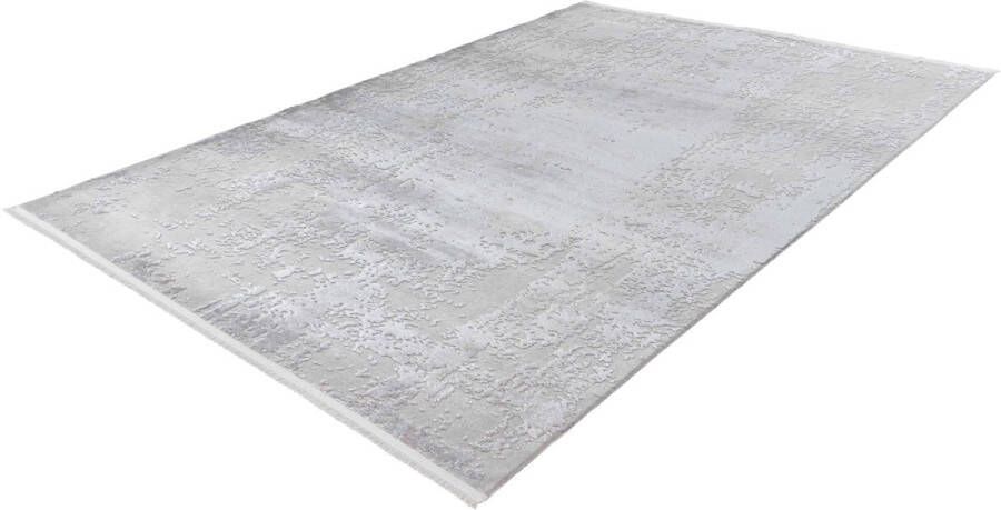 Lalee Pierre Cardin Triomphe – Super zacht Vintage 3D Vloerkleed – Vloer kleed Tapijt – Karpet 160x230 Zilver