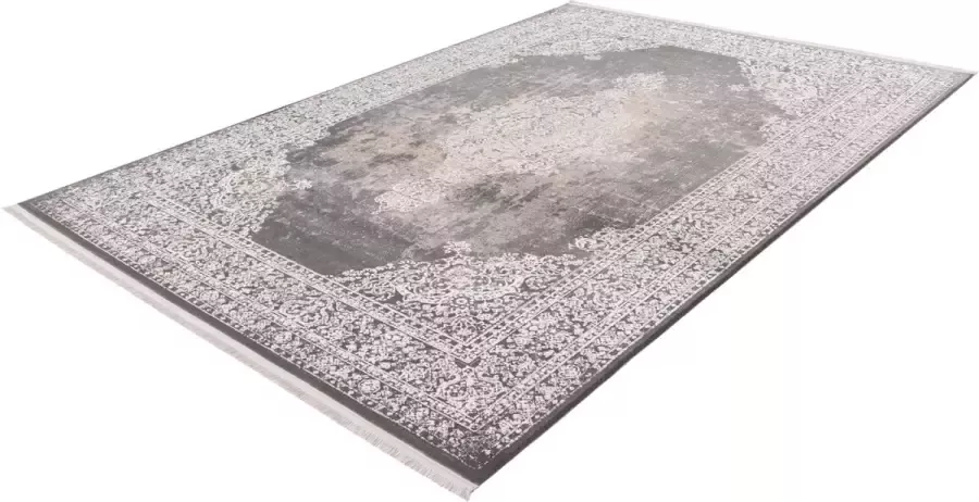 Lalee Pierre Cardin Trocadero – Super zacht Vintage 3D Vloerkleed – Vloer kleed Tapijt – Karpet – 120x170 Silver