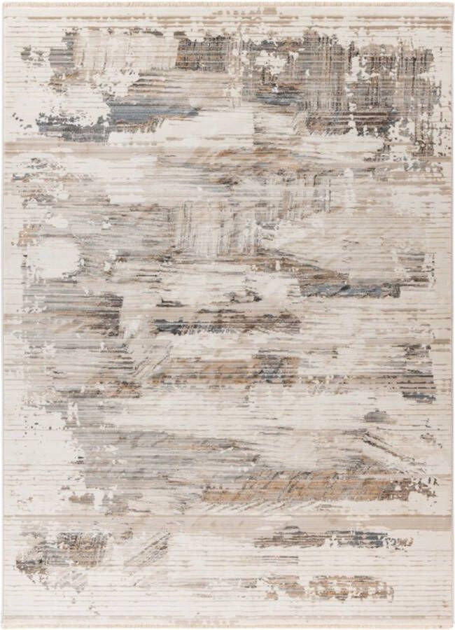 Lalee Prime Modern Vloerkleed Laagpolig Beige Tapijt Karpet Nieuwe Collectie 2024 Hoogwaardige Kwaliteit 200x290 cm