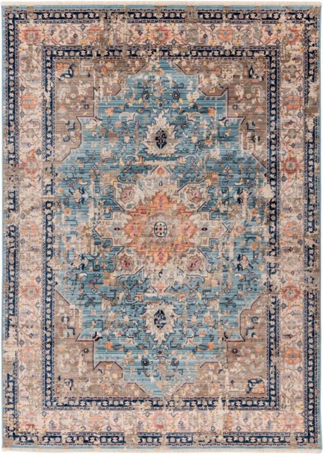 Lalee Prime Modern Vloerkleed Laagpolig Blue Tapijt Karpet Nieuwe Collectie 2024 Hoogwaardige Kwaliteit 160x230 cm