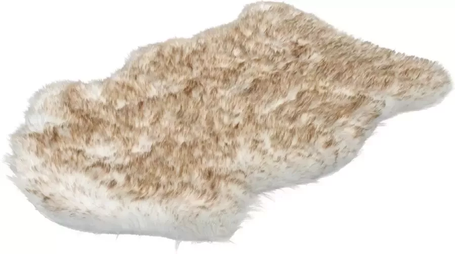 Lalee Softa Superzacht Anti-Slip Shaggy hoogpolig – Fluffy vacht Vloerkleed 85x130 beige-wit