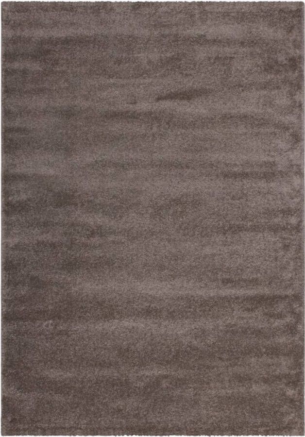 Lalee Softtouch Modern Vloerkleed Hoogpolig Light Brown Tapijt Karpet Nieuwe Collectie 2024 Hoogwaardige Kwaliteit 120x170 cm