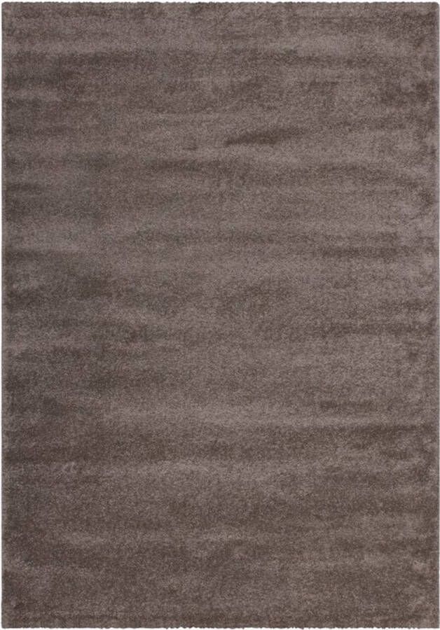 Lalee Softtouch Modern Vloerkleed Hoogpolig Light Brown Tapijt Karpet Nieuwe Collectie 2024 Hoogwaardige Kwaliteit 160x230 cm