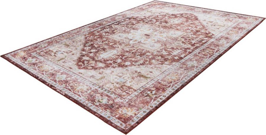 Lalee SOHO Vintage Printed vloerkleed 120x170 Terra rood