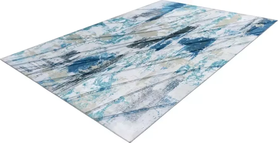Lalee SOHO Vintage Printed vloerkleed 200x290 Blauw beige