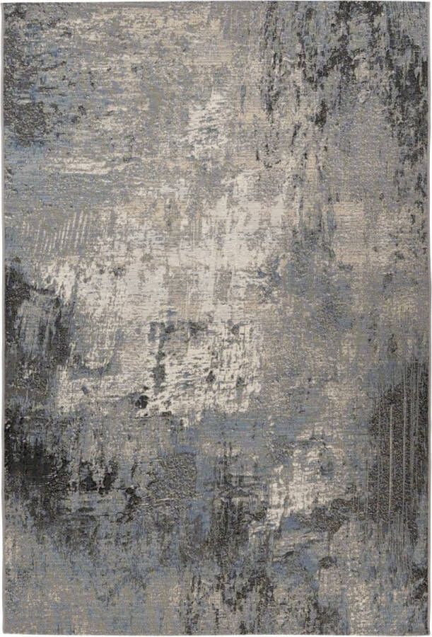 Lalee Summer Modern Vloerkleed Laagpolig Silver Tapijt Karpet Nieuwe Collectie 2024 Hoogwaardige Kwaliteit 80x150 cm