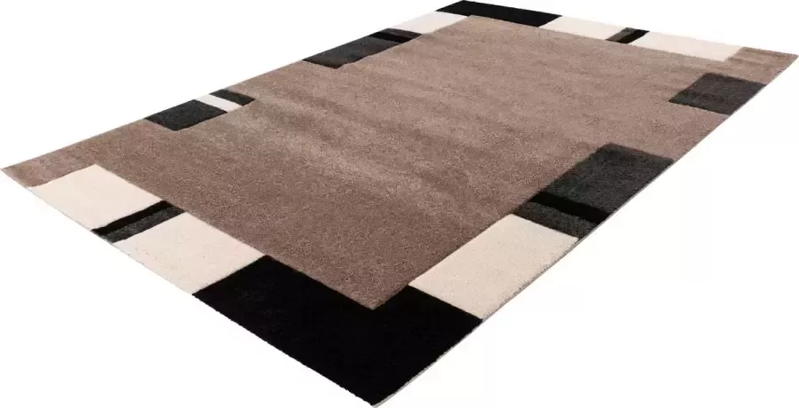 Lalee Swing Vloerkleed artistiek laagpolig 3D 80x150 Beige