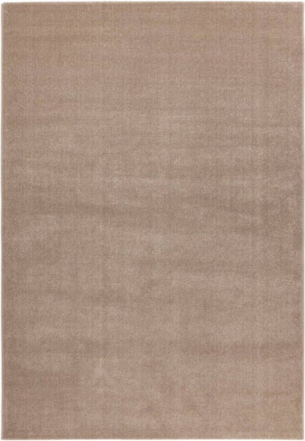 Lalee Trendy Uni Modern Vloerkleed Laagpolig Beige Tapijt Karpet Nieuwe Collectie 2024 Hoogwaardige Kwaliteit 120x170 cm