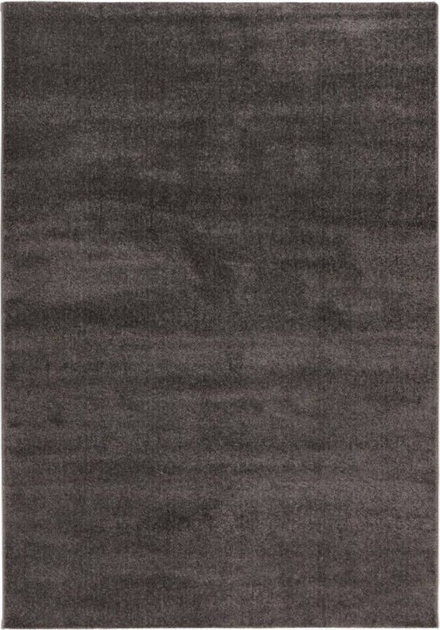 Lalee Trendy Uni Modern Vloerkleed Laagpolig Grey Tapijt Karpet Nieuwe Collectie 2024 Hoogwaardige Kwaliteit 240x330 cm