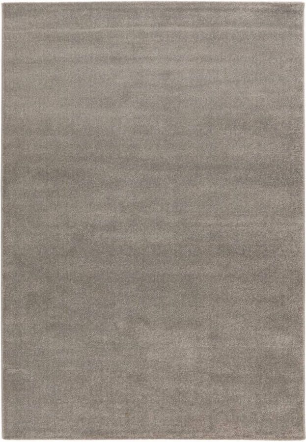 Lalee Trendy Uni Modern Vloerkleed Laagpolig Silver Tapijt Karpet Nieuwe Collectie 2024 Hoogwaardige Kwaliteit 80x150 cm