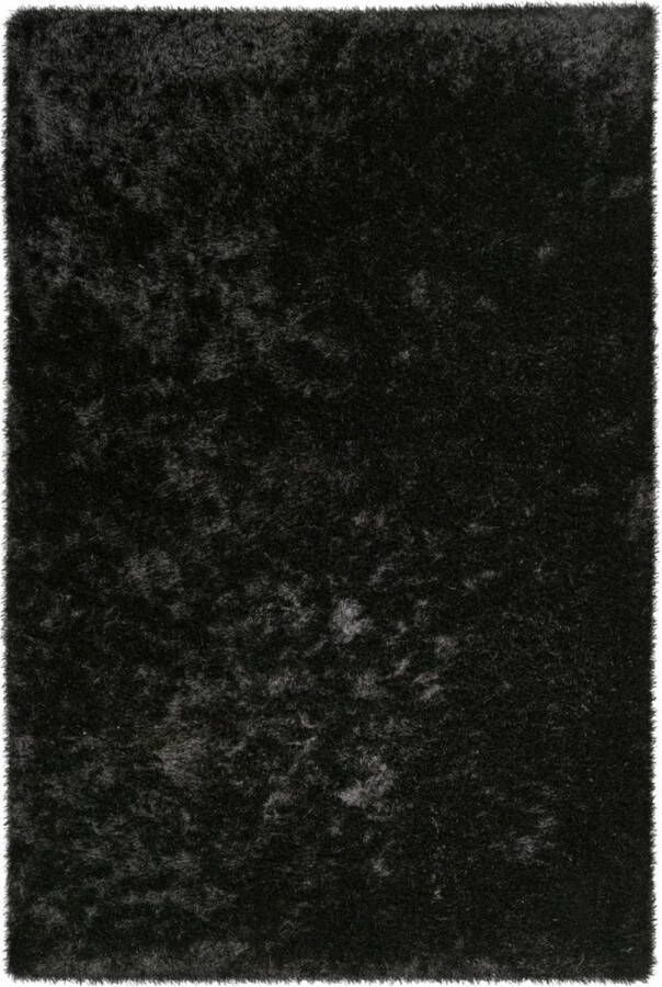 Lalee Twist Modern Vloerkleed Hoogpolig Black Tapijt Karpet Nieuwe Collectie 2024 Hoogwaardige Kwaliteit 80x150 cm