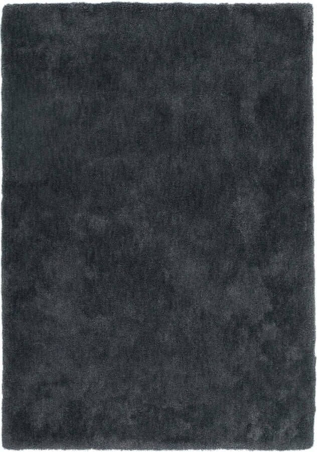 Lalee Velvet Modern Vloerkleed Hoogpolig Graphite Tapijt Karpet Nieuwe Collectie 2024 Hoogwaardige Kwaliteit 200x290 cm