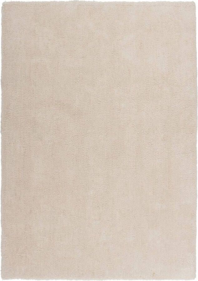 Lalee Velvet Modern Vloerkleed Hoogpolig Ivory Tapijt Karpet Nieuwe Collectie 2024 Hoogwaardige Kwaliteit 80x150 cm