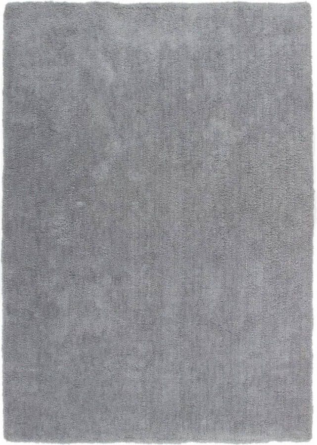 Lalee Velvet Modern Vloerkleed Hoogpolig Silver Tapijt Karpet Nieuwe Collectie 2024 Hoogwaardige Kwaliteit 200x290 cm
