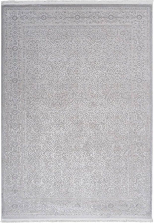 Lalee Vendome Modern Vloerkleed Laagpolig Silver Tapijt Karpet Nieuwe Collectie 2024 Hoogwaardige Kwaliteit 80x150 cm - Foto 2