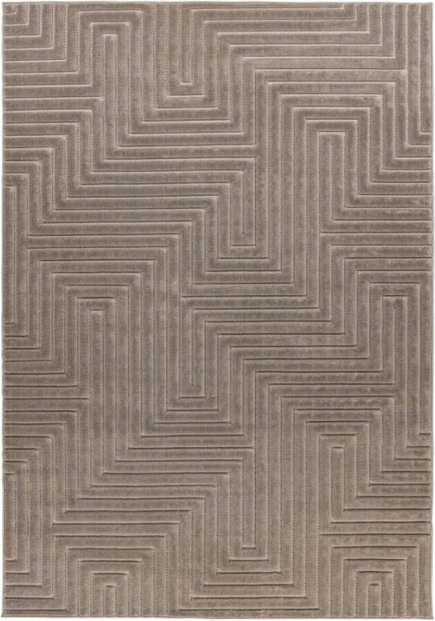 Lalee Viva Modern Vloerkleed Hoogpolig Silver Tapijt Karpet Nieuwe Collectie 2024 Hoogwaardige Kwaliteit 80x150 cm