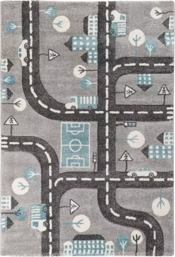 Lalee Vloerkleed australia marree zilver 120 x 170 cm