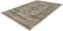 Lalee Vogue Vintage vloerkleed franjes handmadel look multi grijs beige 80x150 cm loper - Thumbnail 4