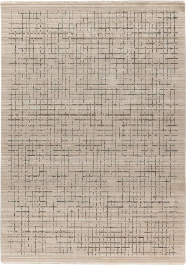 Lalee Vogue Modern Vloerkleed Hoogpolig Beige Tapijt Karpet Nieuwe Collectie 2024 Hoogwaardige Kwaliteit 120x170 cm