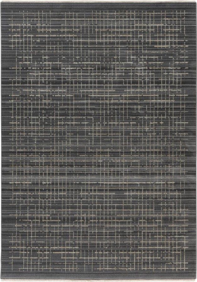 Lalee Vogue Modern Vloerkleed Laagpolig Grey Tapijt Karpet Nieuwe Collectie 2024 Hoogwaardige Kwaliteit 200x290 cm