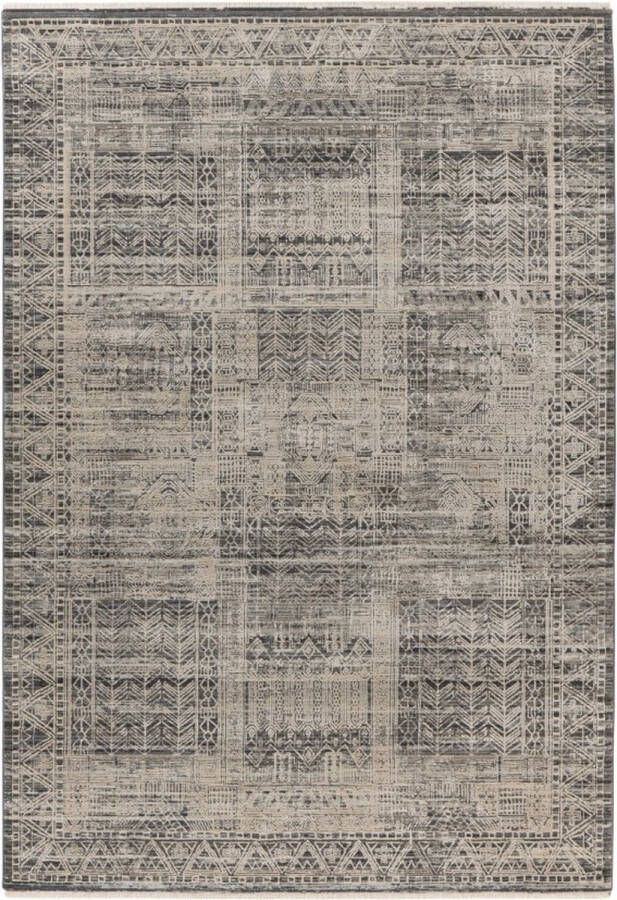 Lalee Vogue Modern Vloerkleed Laagpolig Grey Tapijt Karpet Nieuwe Collectie 2024 Hoogwaardige Kwaliteit 120x170 cm