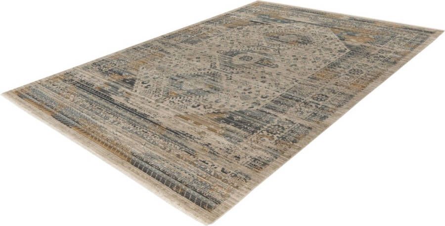 Lalee Vogue Vintage vloerkleed franjes handmade look oosters 120x170 cm multi