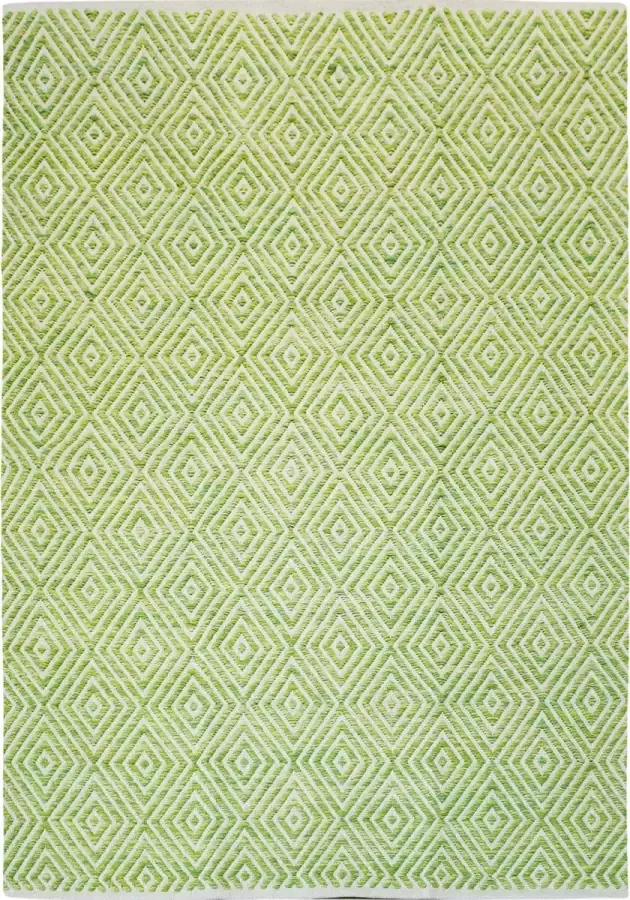 Kayoom Groen vloerkleed 120x170 cm Symmetrisch patroon Geruit Modern - Foto 3