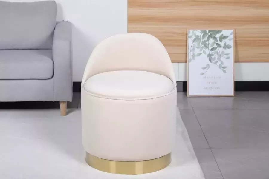 Kayoom Fauteuil Draaikruk Viktor 125 draaikruk in modern design opbergruimte aan de binnenkant (1 stuk) - Foto 8