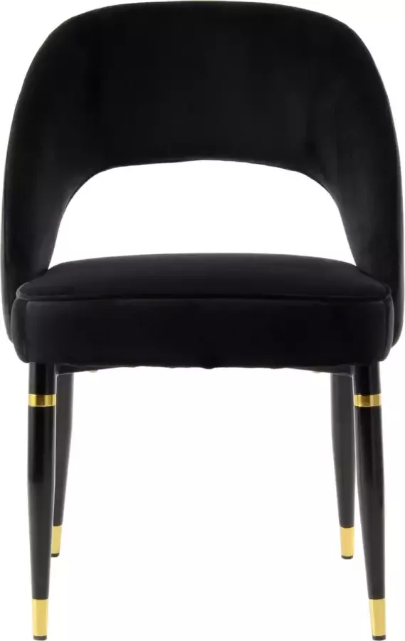 Kayoom Stoel Courtney 525 fluweelzachte bekleding modern (2 stuks) - Foto 2