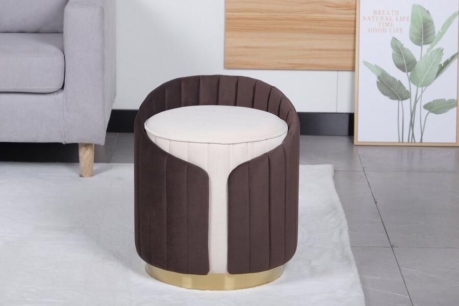 Kayoom Zithocker Kruk Corin 145 modern ontwerp comfortabel met rugsteun (1 stuk) - Foto 2