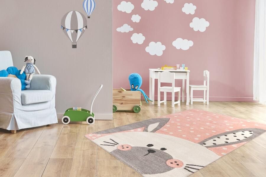 LaleeAvenue Vloerkleed voor kinderen Australië Caiguna Roze 80cm x 150cm - Foto 2