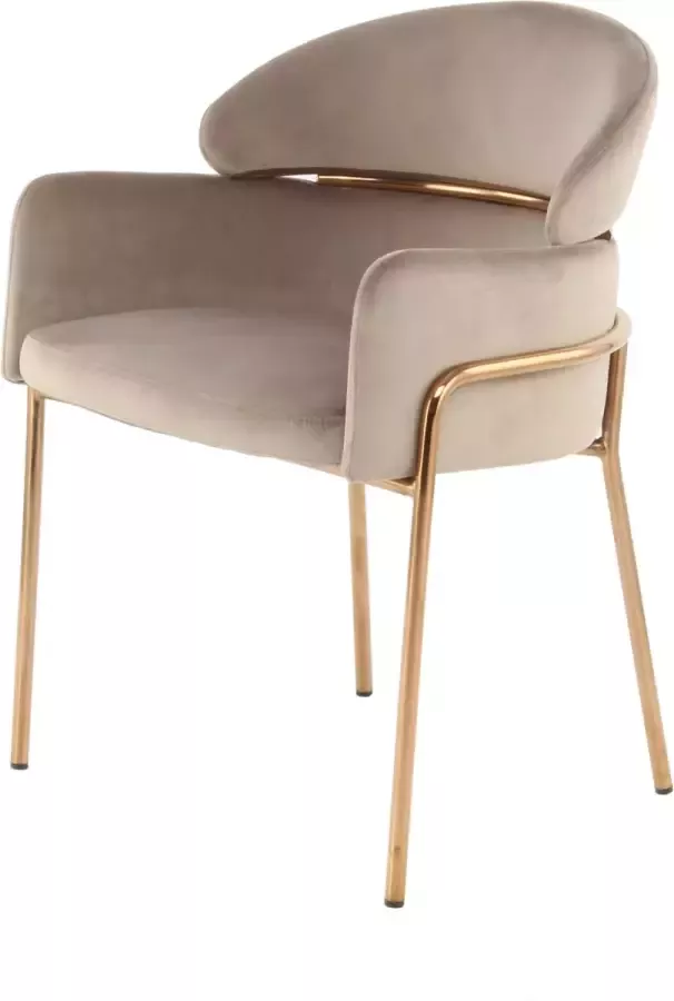 Litecommerce Stuhl Elva 125 Taupe Roségold - Foto 2