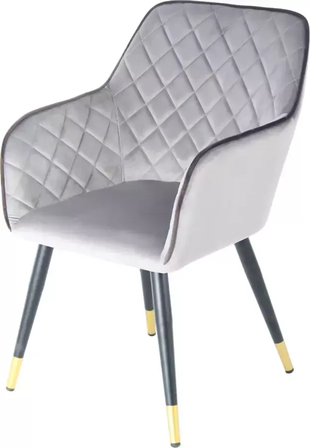 LaleeAvenue Vietavie stoel Amino 525 grijs donker grijs
