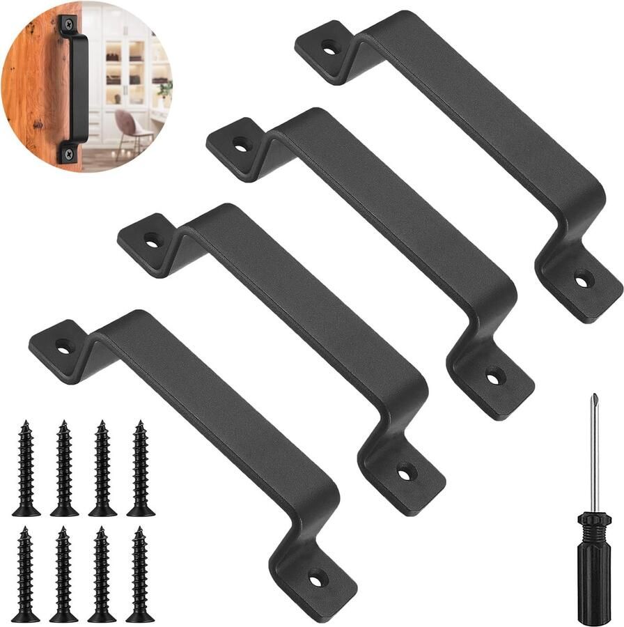 La'Moussawi Decoratieve Vintage Deurgrepen Set van Vier voor Toepassingen