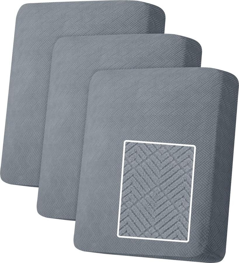 La'Moussawi Elastische Bankovertrek met Geometrisch Design en Antislipfunctie voor Woonkamerbanken