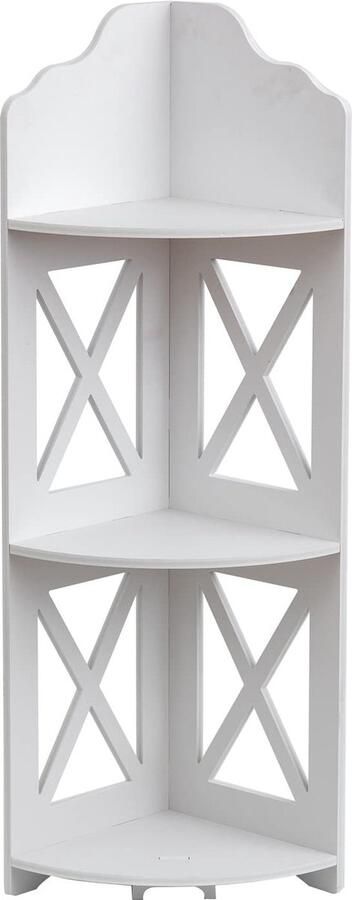 La'Moussawi Elegant en Multifunctioneel Wit Hoekrek voor Kamers in Huis