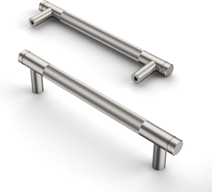 La'Moussawi Elegante Zilveren Meubelgrepen Set van 10 voor Keuken en Kast