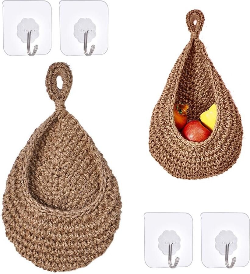 La'Moussawi Handgemaakte Hangmanden Set voor Keuken en Woonkamer Decoratie