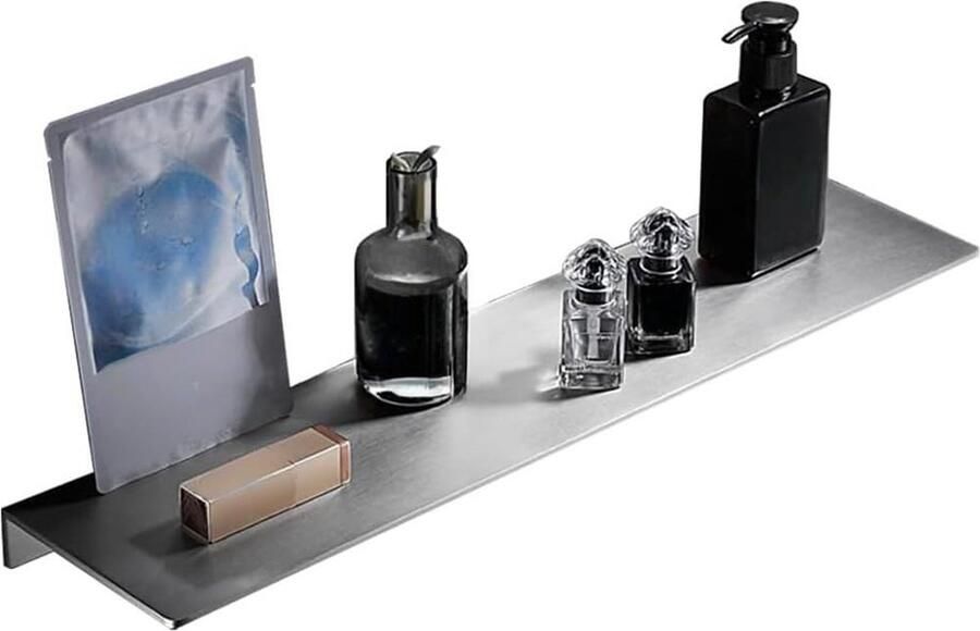 La'Moussawi Handige Zelfklevende Wandplank van 40 cm voor Badkamer en Keuken